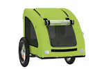 Vidaxl Pet Bike Trailer Green Oxford Fabric And Iron Vidaxl Pet Bike Trailer Green Oxford Fabric And Iron