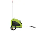 Vidaxl Pet Bike Trailer Green Oxford Fabric And Iron Vidaxl Pet Bike Trailer Green Oxford Fabric And Iron