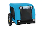 Vidaxl Pet Bike Trailer Blue And Black Oxford Fabric And Iron Vidaxl Pet Bike Trailer Blue And Black Oxford Fabric And Iron