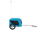 Vidaxl Pet Bike Trailer Blue And Black Oxford Fabric And Iron Vidaxl Pet Bike Trailer Blue And Black Oxford Fabric And Iron