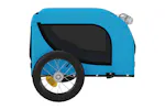 Vidaxl Pet Bike Trailer Blue And Black Oxford Fabric And Iron Vidaxl Pet Bike Trailer Blue And Black Oxford Fabric And Iron