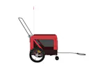 Vidaxl Pet Bike Trailer Red And Black Oxford Fabric And Iron Vidaxl Pet Bike Trailer Red And Black Oxford Fabric And Iron