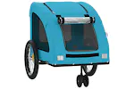 Vidaxl Pet Bike Trailer Blue Oxford Fabric And Iron Vidaxl Pet Bike Trailer Blue Oxford Fabric And Iron