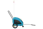 Vidaxl Pet Bike Trailer Blue Oxford Fabric And Iron Vidaxl Pet Bike Trailer Blue Oxford Fabric And Iron