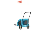 Vidaxl Pet Bike Trailer Blue Oxford Fabric And Iron Vidaxl Pet Bike Trailer Blue Oxford Fabric And Iron