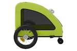Vidaxl Pet Bike Trailer Green Oxford Fabric And Iron Vidaxl Pet Bike Trailer Green Oxford Fabric And Iron