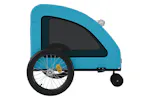 Vidaxl Pet Bike Trailer Blue Oxford Fabric And Iron Vidaxl Pet Bike Trailer Blue Oxford Fabric And Iron