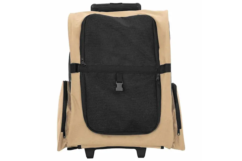 Vidaxl Pet Trolley 3-in-1 Design Sand 48x32x57-106 Cm Oxford Fabric Vidaxl Pet Trolley 3-in-1 Design Sand 48x32x57-106 Cm Oxford Fabric