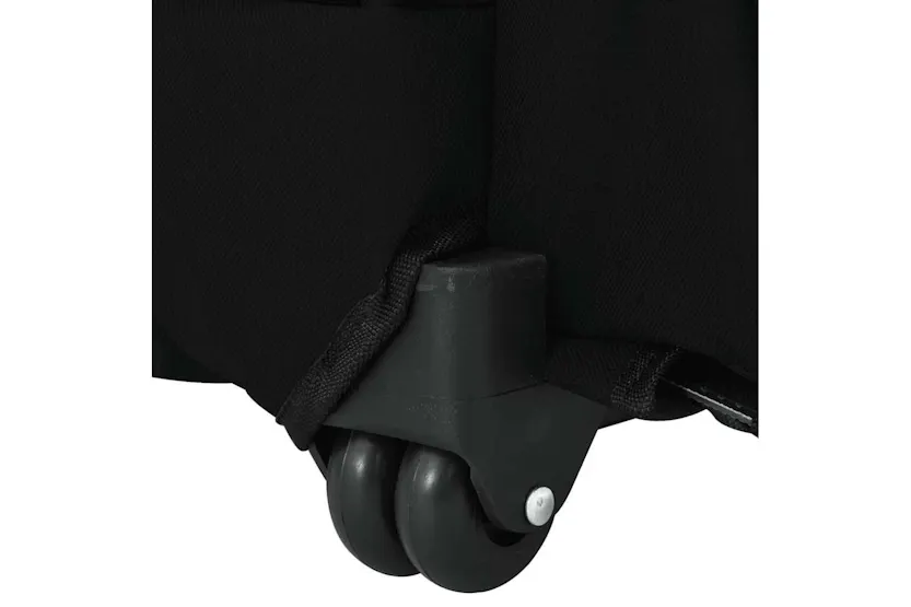 Vidaxl Pet Trolley 3-in-1 Design Black 48x32x57-106 Cm Oxford Fabric Vidaxl Pet Trolley 3-in-1 Design Black 48x32x57-106 Cm Oxford Fabric