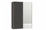Zermatt Wardrobe | Grey Matt & Mirror | 1.5m Zermatt Wardrobe | Grey Matt & Mirror | 1.5m