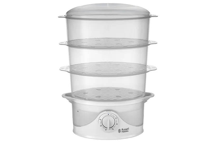 Russell Hobbs 3 Tier Food Steamer | 21140 | White Russell Hobbs 3 Tier Food Steamer | 21140 | White
