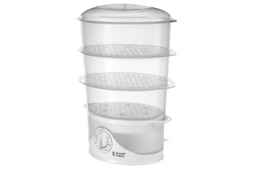 Russell Hobbs 3 Tier Food Steamer | 21140 | White Russell Hobbs 3 Tier Food Steamer | 21140 | White