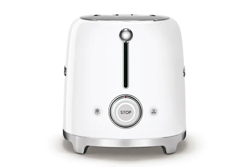 Smeg 50's Retro Style Aesthetic 2 Slice Toaster | TSF01WHUK | White Smeg 50's Retro Style Aesthetic 2 Slice Toaster | TSF01WHUK | White