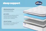 Silentnight | Majestic Sleep Support Mattress | Small Double | 4ft Silentnight | Majestic Sleep Support Mattress | Small Double | 4ft