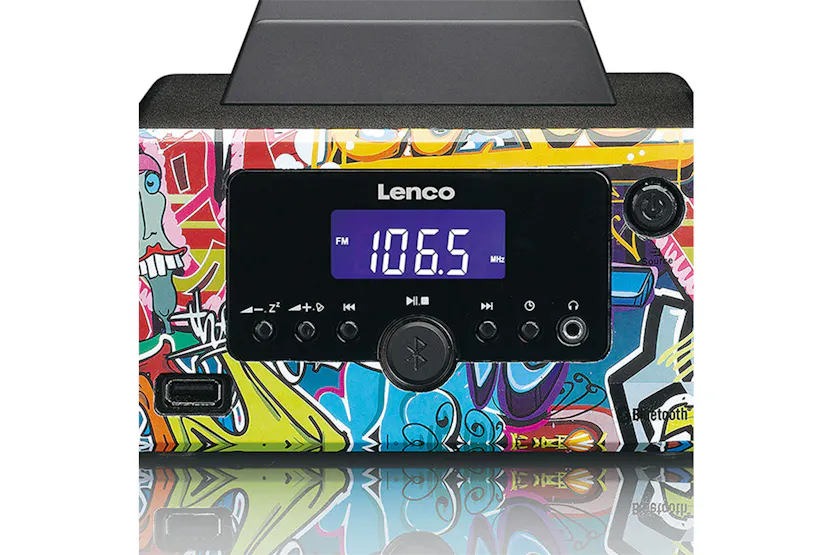 Lenco | Tags Graffiti Micro System With Alarm Lenco | Tags Graffiti Micro System With Alarm
