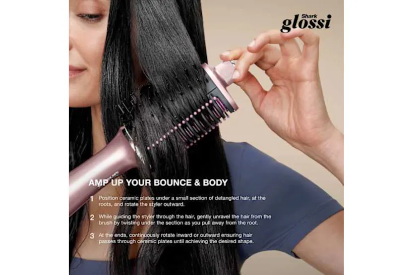 Shark Glossi 2-in-1 Hot Tool & Air Glosser | Lychee Shark Glossi 2-in-1 Hot Tool & Air Glosser | Lychee