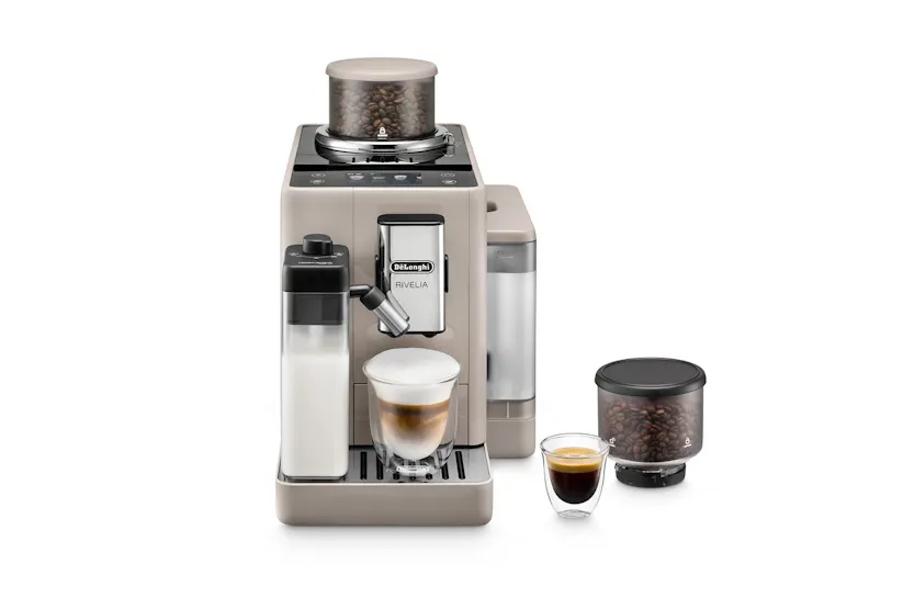 De'Longhi Rivelia Fully Automatic Bean-to-Cup Coffee Machine | EXAM440.55.BG | Sand Beige De'Longhi Rivelia Fully Automatic Bean-to-Cup Coffee Machine | EXAM440.55.BG | Sand Beige