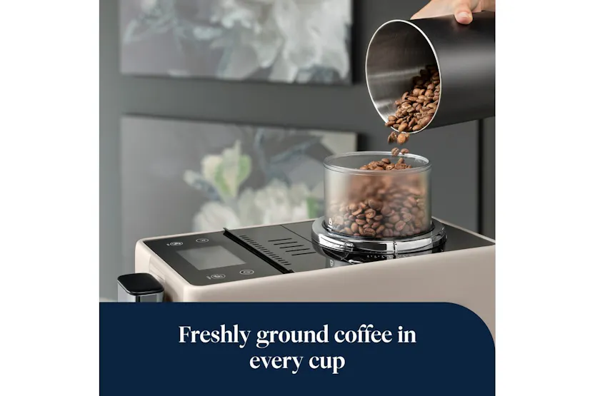 De'Longhi Rivelia Fully Automatic Bean-to-Cup Coffee Machine | EXAM440.55.BG | Sand Beige De'Longhi Rivelia Fully Automatic Bean-to-Cup Coffee Machine | EXAM440.55.BG | Sand Beige