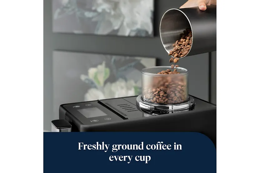 De'Longhi Rivelia Fully Automatic Bean-to-Cup Coffee Machine | EXAM440.55.B | Black De'Longhi Rivelia Fully Automatic Bean-to-Cup Coffee Machine | EXAM440.55.B | Black