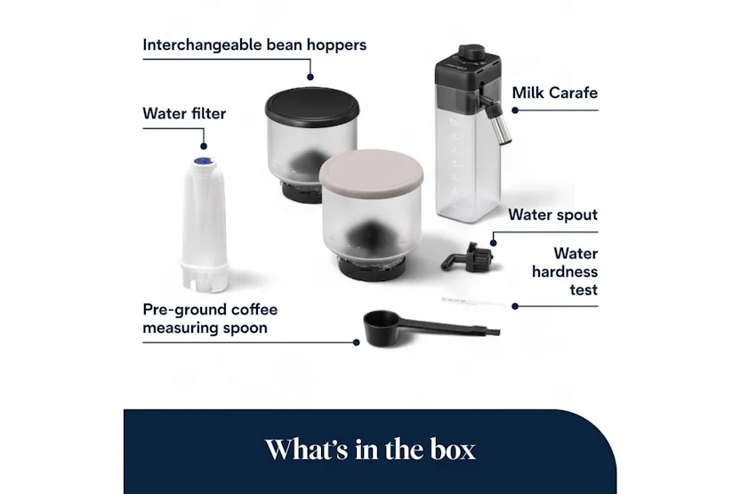 De'Longhi Rivelia Fully Automatic Bean-to-Cup Coffee Machine | EXAM440.55.BG | Sand Beige De'Longhi Rivelia Fully Automatic Bean-to-Cup Coffee Machine | EXAM440.55.BG | Sand Beige