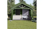 Vidaxl Family Tent Green And White 620 X 322 X 240 Cm Polyester Vidaxl Family Tent Green And White 620 X 322 X 240 Cm Polyester