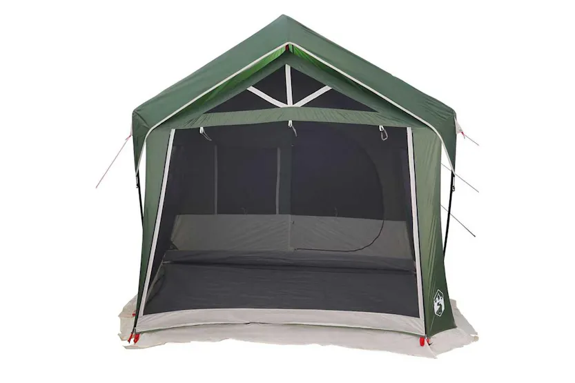 Vidaxl Family Tent Green And White 620 X 322 X 240 Cm Polyester Vidaxl Family Tent Green And White 620 X 322 X 240 Cm Polyester
