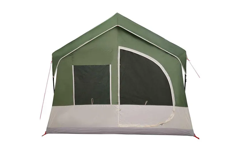 Vidaxl Family Tent Green And White 620 X 322 X 240 Cm Polyester Vidaxl Family Tent Green And White 620 X 322 X 240 Cm Polyester