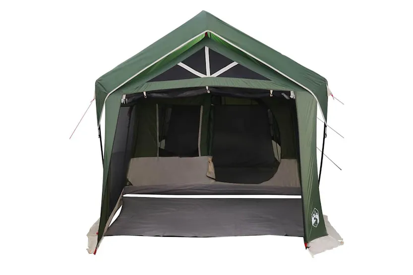 Vidaxl Family Tent Green And White 620 X 322 X 240 Cm Polyester Vidaxl Family Tent Green And White 620 X 322 X 240 Cm Polyester