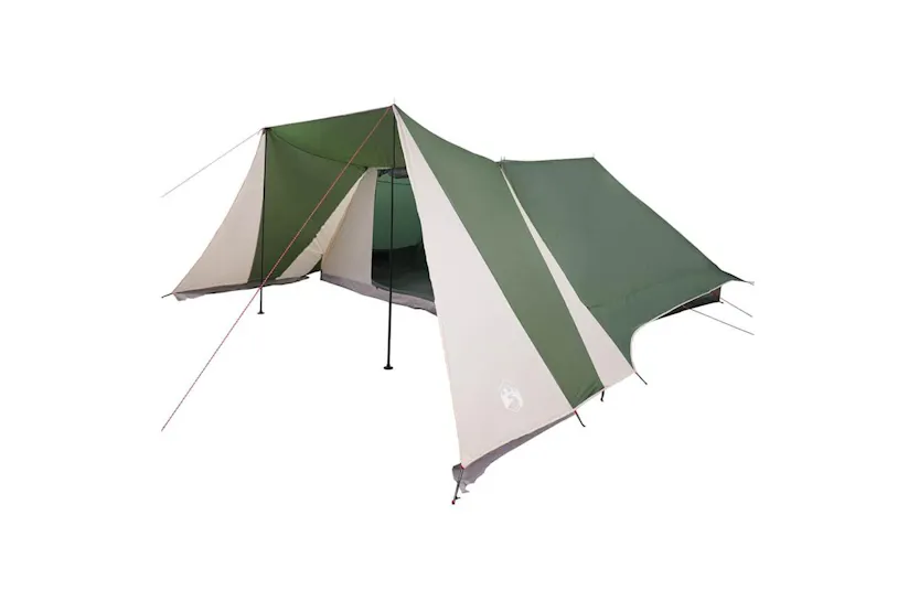 Vidaxl Family Tent Folding Manual Green And Beige 660 X 456 X 200 Cm Vidaxl Family Tent Folding Manual Green And Beige 660 X 456 X 200 Cm
