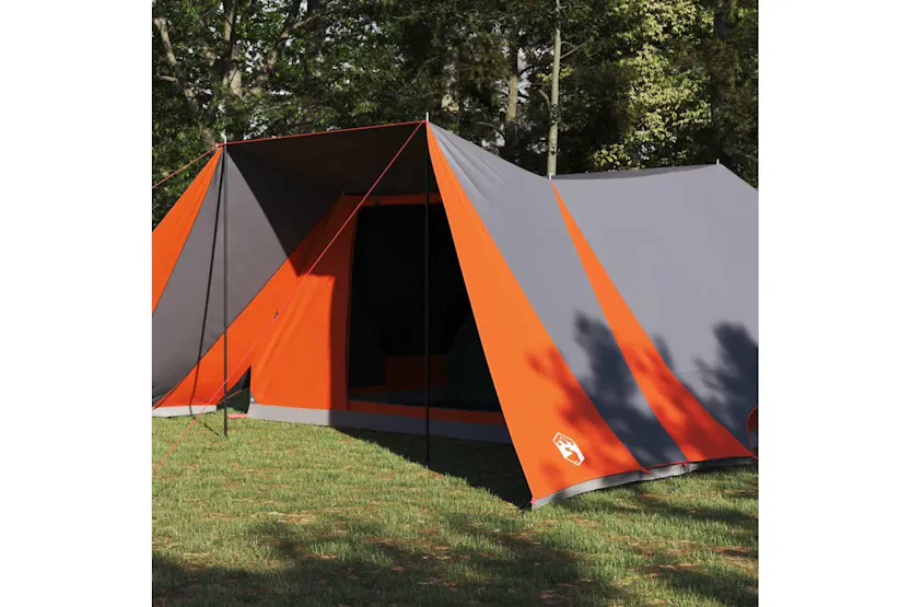 Vidaxl Family Tent Folding Manual Grey And Orange 660 X 456 X 200 Cm Vidaxl Family Tent Folding Manual Grey And Orange 660 X 456 X 200 Cm