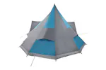 Vidaxl Family Tipi Tent Folding Blue And Grey 510 X 690 X 330 Cm Vidaxl Family Tipi Tent Folding Blue And Grey 510 X 690 X 330 Cm