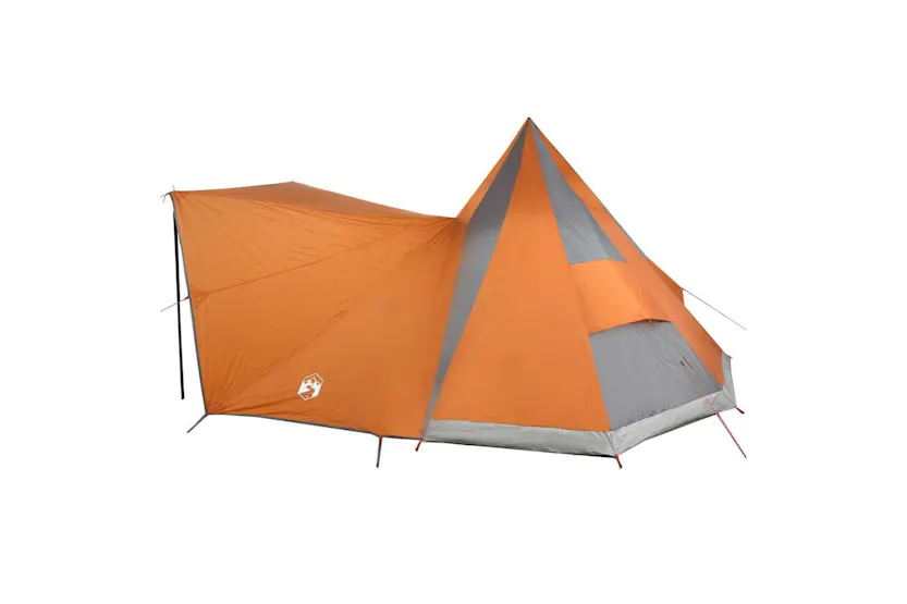 Vidaxl Family Tipi Tent Folding Grey And Orange 510 X 690 X 330 Cm Vidaxl Family Tipi Tent Folding Grey And Orange 510 X 690 X 330 Cm