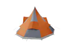 Vidaxl Family Tipi Tent Folding Grey And Orange 510 X 690 X 330 Cm Vidaxl Family Tipi Tent Folding Grey And Orange 510 X 690 X 330 Cm