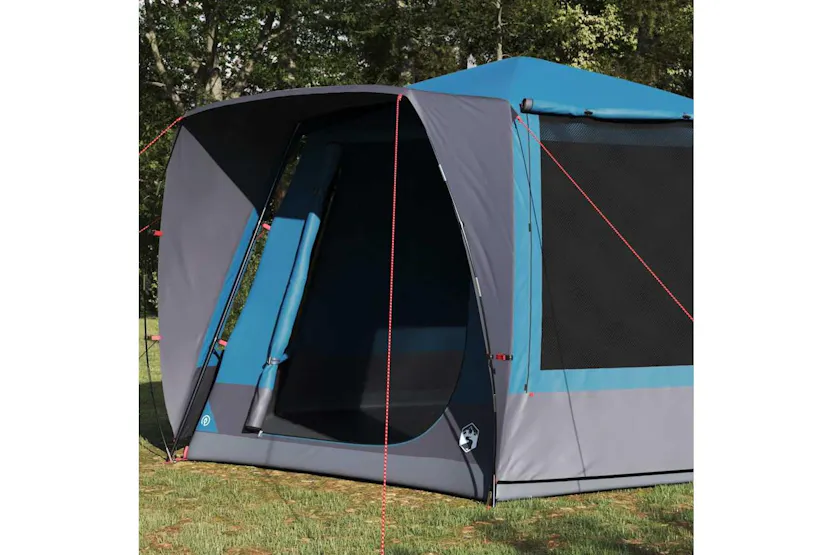 Vidaxl Camping Tent Blue 420 X 420 X 227 Cm Polyester Vidaxl Camping Tent Blue 420 X 420 X 227 Cm Polyester