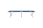 Vidaxl Folding Camping Bed Blue 194 X 62.5 X 42.5 Cm Oxford And Steel Vidaxl Folding Camping Bed Blue 194 X 62.5 X 42.5 Cm Oxford And Steel