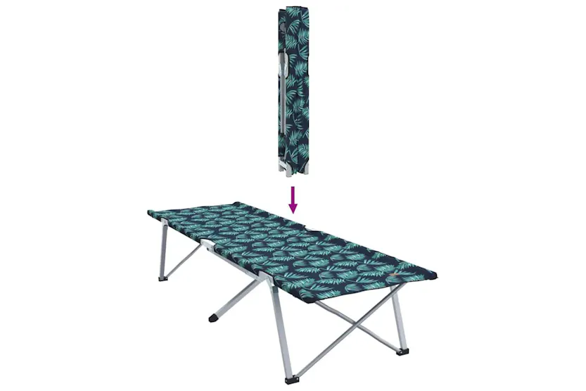 Vidaxl Folding Camping Bed Folding Leaf Forest 194 X 62.5 X 42.5 Cm Vidaxl Folding Camping Bed Folding Leaf Forest 194 X 62.5 X 42.5 Cm