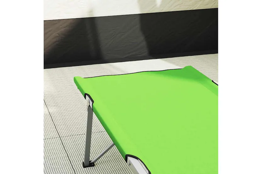 Vidaxl Folding Camping Bed Folding 2 Pcs Green 194 X 62.5 X 42.5 Cm Vidaxl Folding Camping Bed Folding 2 Pcs Green 194 X 62.5 X 42.5 Cm