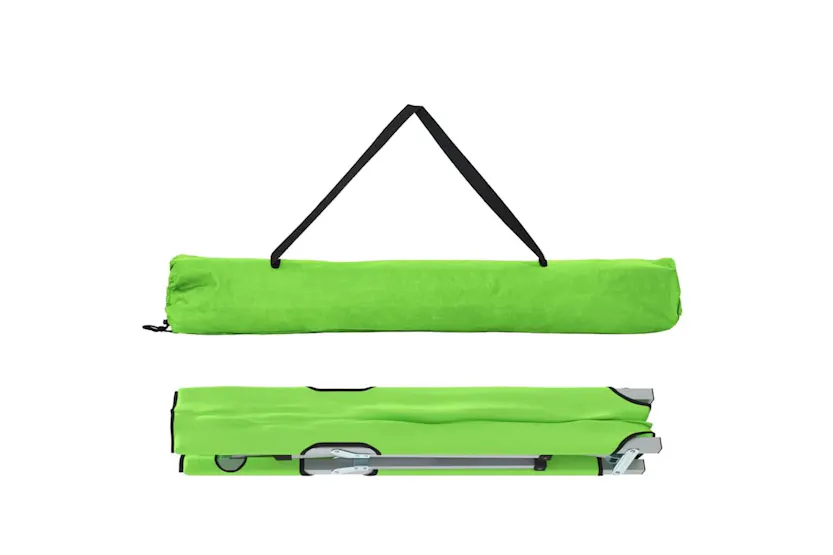 Vidaxl Folding Camping Bed Folding 2 Pcs Green 194 X 62.5 X 42.5 Cm Vidaxl Folding Camping Bed Folding 2 Pcs Green 194 X 62.5 X 42.5 Cm