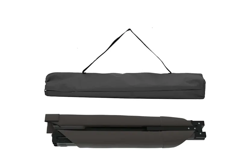 Vidaxl Folding Camping Bed Manual Black 193 X 69 X 45 Cm Oxford Fabric Vidaxl Folding Camping Bed Manual Black 193 X 69 X 45 Cm Oxford Fabric