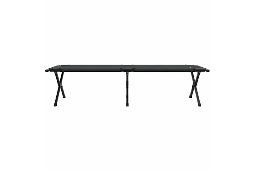 Vidaxl Folding Camping Bed Manual Black 193 X 69 X 45 Cm Oxford Fabric Vidaxl Folding Camping Bed Manual Black 193 X 69 X 45 Cm Oxford Fabric