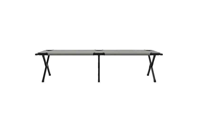 Vidaxl Folding Camping Bed Folding Grey 193 X 69 X 45 Cm Oxford Fabric Vidaxl Folding Camping Bed Folding Grey 193 X 69 X 45 Cm Oxford Fabric