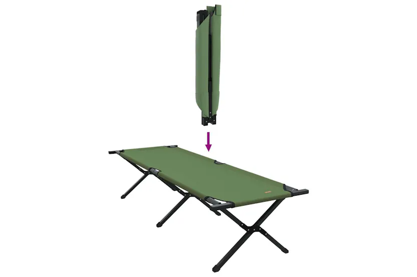 Vidaxl Folding Camping Bed Manual Green 193 X 69 X 45 Cm Oxford Fabric Vidaxl Folding Camping Bed Manual Green 193 X 69 X 45 Cm Oxford Fabric