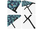 Vidaxl Folding Camping Bed Leaf Forest 193 X 69 X 45 Cm Oxford Fabric Vidaxl Folding Camping Bed Leaf Forest 193 X 69 X 45 Cm Oxford Fabric