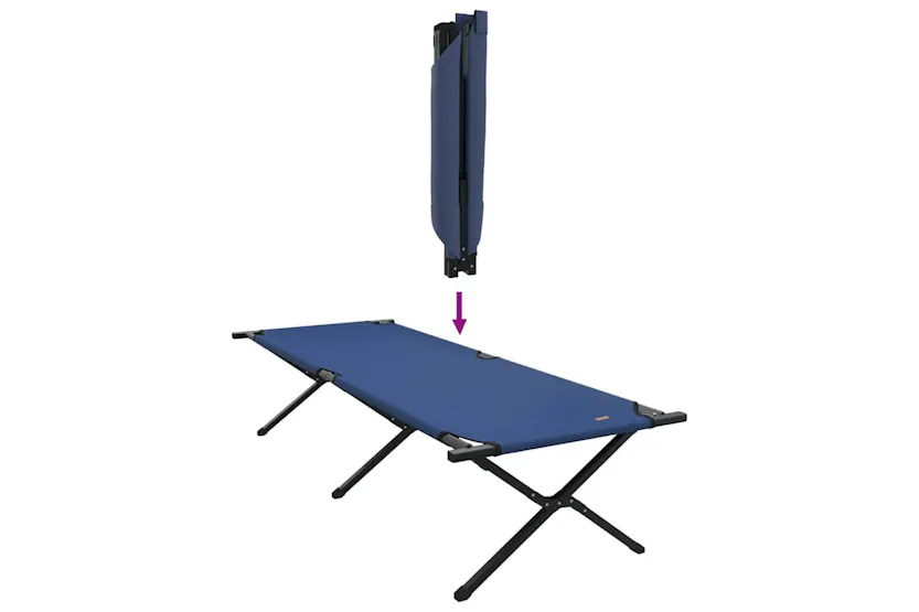 Vidaxl Folding Camping Bed Folding Blue 210 X 80 X 46 Cm Oxford Fabric Vidaxl Folding Camping Bed Folding Blue 210 X 80 X 46 Cm Oxford Fabric