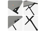 Vidaxl Folding Camping Bed Folding Grey 210 X 80 X 46 Cm Oxford Fabric Vidaxl Folding Camping Bed Folding Grey 210 X 80 X 46 Cm Oxford Fabric