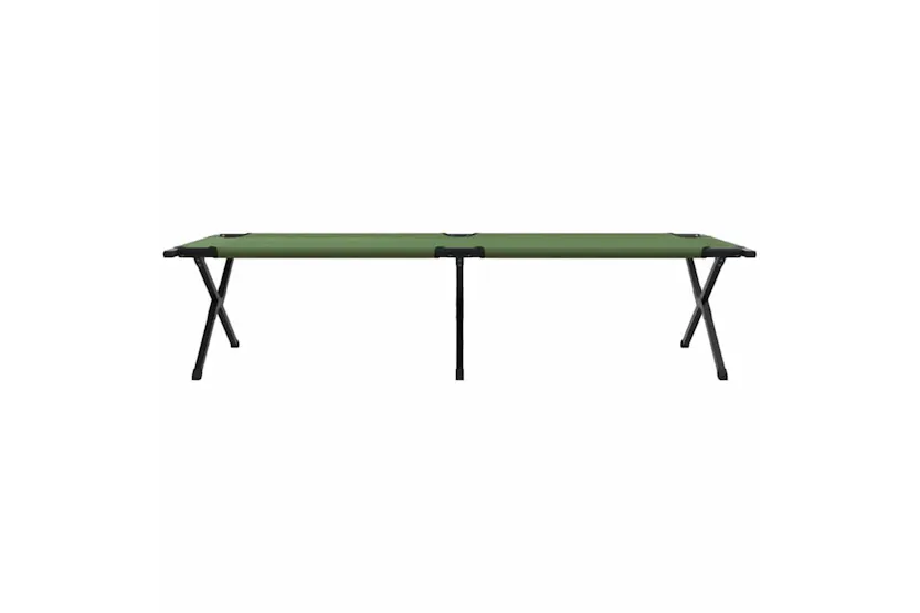 Vidaxl Folding Camping Bed Manual Green 210 X 80 X 46 Cm Oxford Fabric Vidaxl Folding Camping Bed Manual Green 210 X 80 X 46 Cm Oxford Fabric