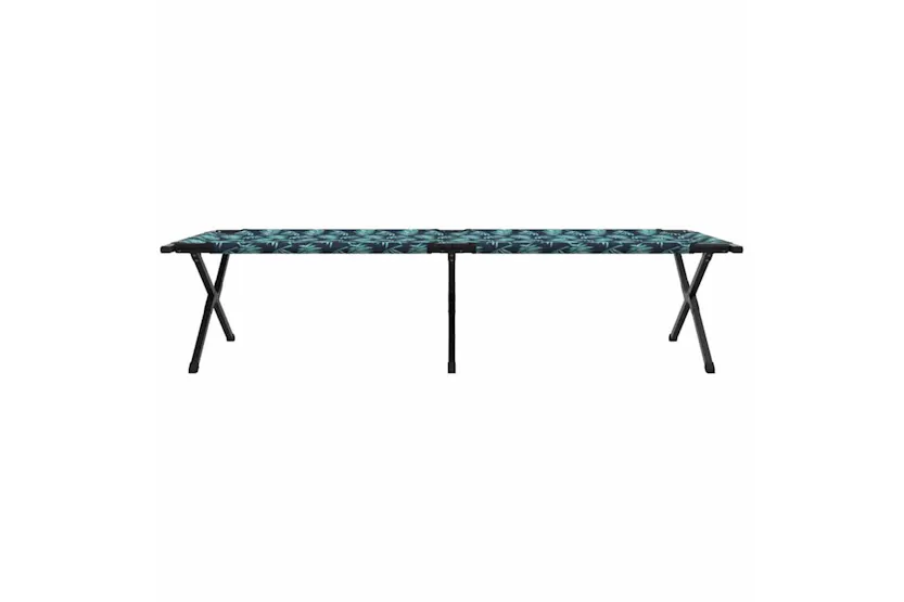 Vidaxl Folding Camping Bed Leaf Forest 210 X 80 X 46 Cm Oxford Fabric Vidaxl Folding Camping Bed Leaf Forest 210 X 80 X 46 Cm Oxford Fabric