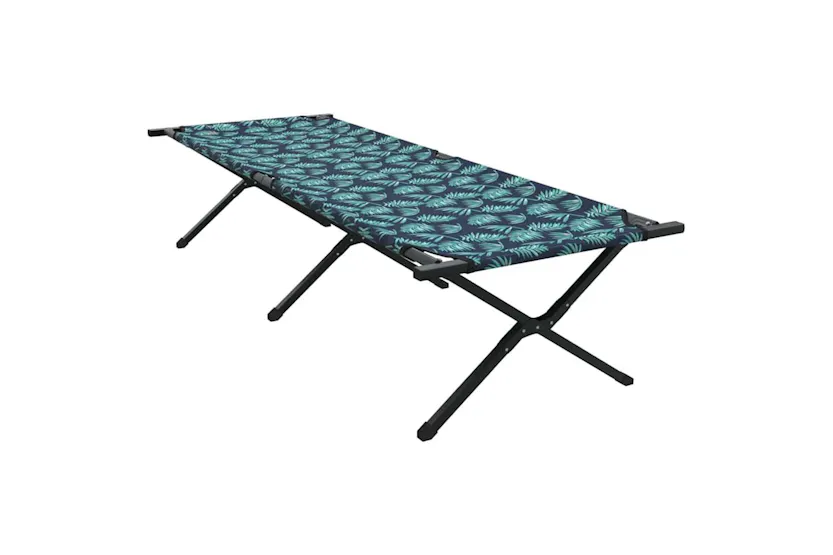 Vidaxl Folding Camping Bed Leaf Forest 210 X 80 X 46 Cm Oxford Fabric Vidaxl Folding Camping Bed Leaf Forest 210 X 80 X 46 Cm Oxford Fabric