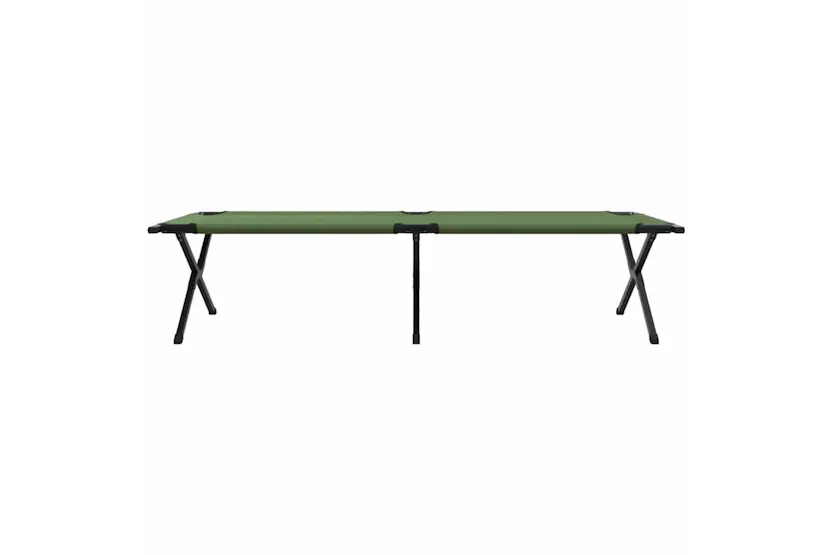 Vidaxl Folding Camping Bed 2 Pcs Green 210 X 80 X 46 Cm Oxford Fabric Vidaxl Folding Camping Bed 2 Pcs Green 210 X 80 X 46 Cm Oxford Fabric