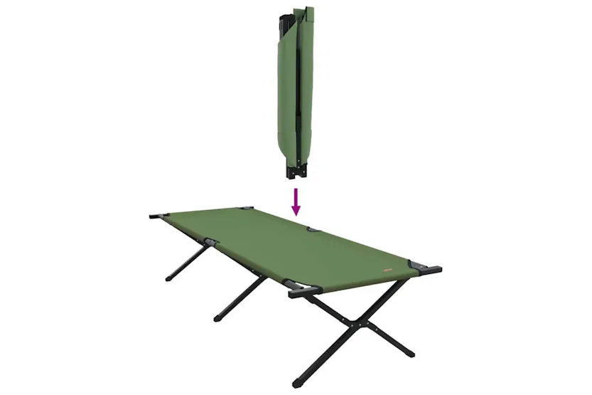 Vidaxl Folding Camping Bed 2 Pcs Green 210 X 80 X 46 Cm Oxford Fabric Vidaxl Folding Camping Bed 2 Pcs Green 210 X 80 X 46 Cm Oxford Fabric